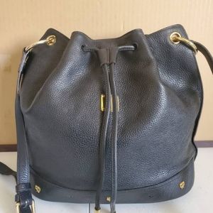Mcm Vintage Drawstring Bucket Bag